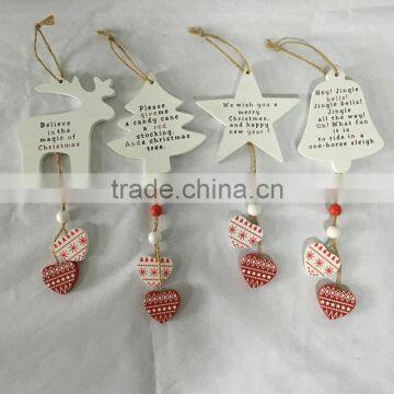 Popular Wholesale Festival Items Promotional Wood Hanging Craft photo-2