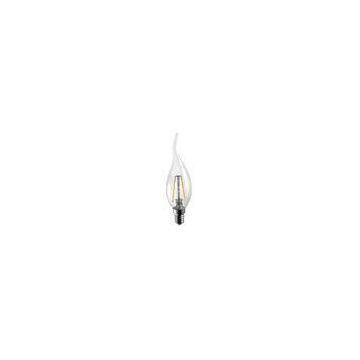 High efficiency E14 Led Candle Bulbs IP20 Filament Lamps 2 Watt