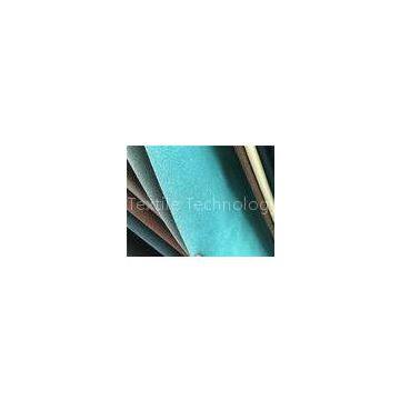 Durable PU Faux Suede Leather Fabric , Safety Synthetic Suede Fabric