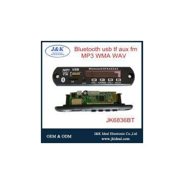 JK6836BT Bluetooth aux fm MP3 audio amplifier circuit module