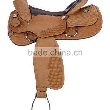 Leather Horse Western Saddle