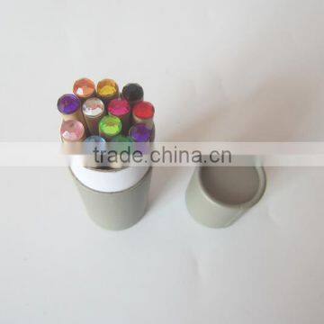 3.5''HB Natural Pencils Wih Diamond in Paper Tube photo-4