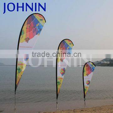 OEM Polyester Custom Teardrop Flag Advertising exhibition event outdoor Beach Flag