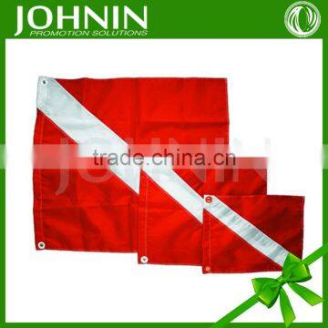 Hot selling custom sewn 420D nylon dive flag