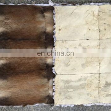 muskrat fur plate china factory Korea for Lining