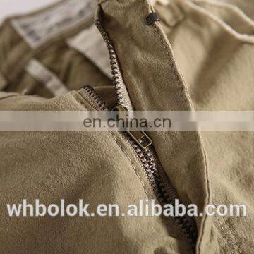 Men's Slub Cotton Pants Tapered Fit Casual Pants Mens Slim Fit Pants photo-5