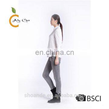 Wholesale Custom Latest Unique Cheap Casual White Short Transparent Lace Dress Fabric Shirt Girls Styles Designs photo-3