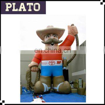 Inflatable cowboy model , giant advertising inflatable cowboy for commeraial event