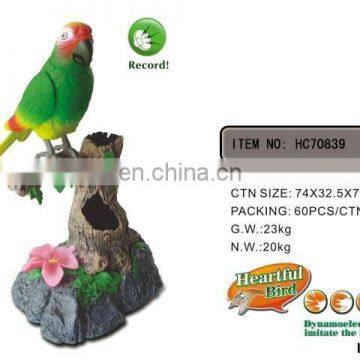 B/O Simulated Record Parrot Toy HC70839