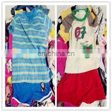 baby girls and boys cotton material gently used kids outfits from Japan