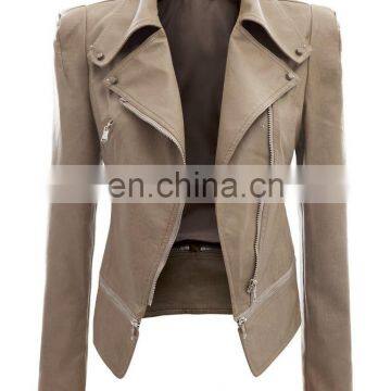 genuine leather jacket women