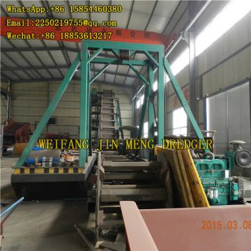 River Gold Dredging Bucket Chain Gold Dredger Full Automatic Salt Mining