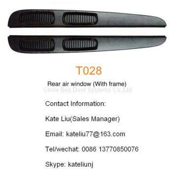 Toyota coaster Rear air window(With frame) (T028)