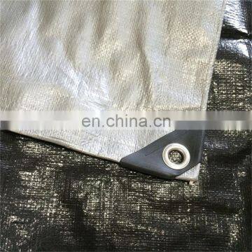 PE laminated stripe pe/pp tarp for sun shade