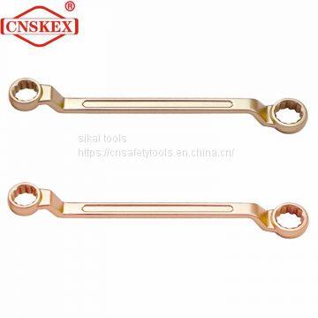 Non sparking anit-explosion  Wrench Double Box Offset Beryllium copper 20*22mm