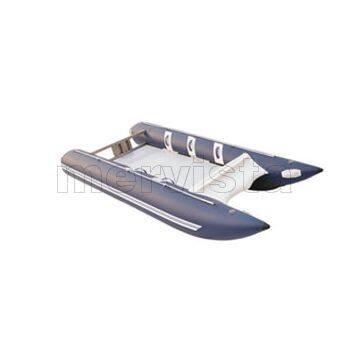 (CE) pvc 14ft inflatable catamaran boat high speed boat for sale