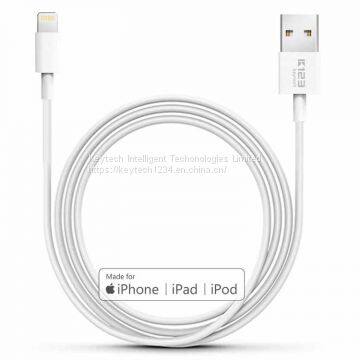 KAL002 Original for iPhone USB Cable Charging Data Sync Line with 2A Fast Charging Function