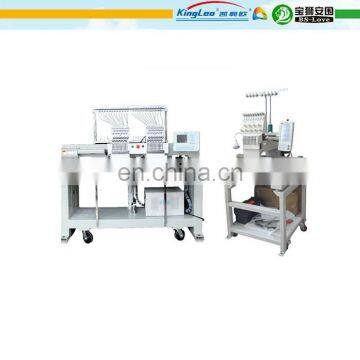Computerized embroidery machine cord and ribbon device