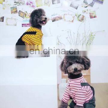 Warm Pet dog Cat knit suspender trousers casual wear apparel overalls