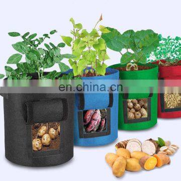 nonwoven felt fabric garden grow bags