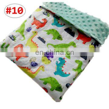 Baby Flannel Blanket Cartoon Animal Toddler Spring Summer Bubbles Blanket Bedding Wrap 10Styles photo-6