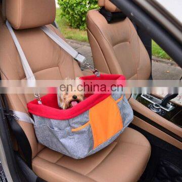 Portable Dog Car Mat Waterproof Pet Dog Car Seat Travel Pet Car Carrier Bag Seat With Safety Leash for Small Dogs Cats Puppy photo-6