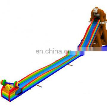 Factory High Quality Inflatable Water Slide n Slip Inflatable Land Water Park Slide Inflatable City Long Slide With Pool photo-3