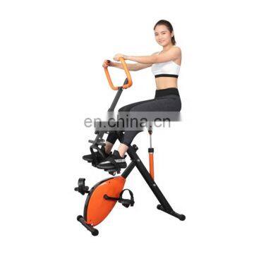 Home gym equipment multifunction total crunch body trainer with X bike