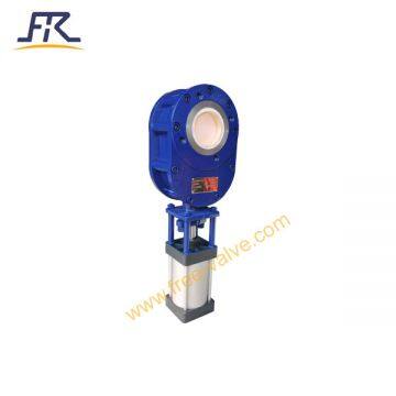 Pneumatic Ceramic lined parallel double disc gate valve