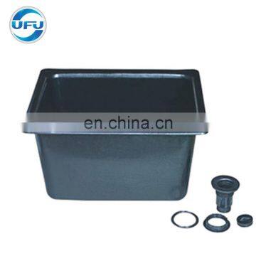 Chemical Lab Accessories PP Acid Resistant Laboratory Sinks with Overflow