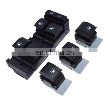 4Pcs Driver Passenger Side Power Window Switch For AUDI A6 RS6 Quattro 4B0959851