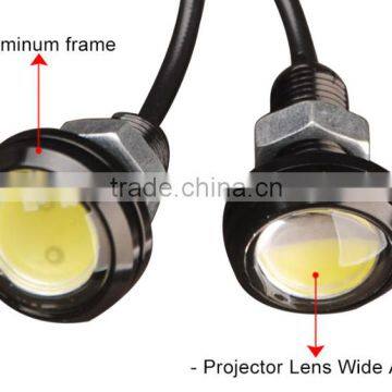 White 9w LED Eagle Eye Bumper DRL Fog Light Motorcycle Light Daytime Running DRL