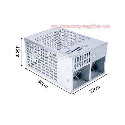 Humane Metal Mesh Rat Rodent Control Catcher Mouse Cage Trap photo-2