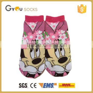 Mickey pattern young girl cotton socks/children socks/school socks