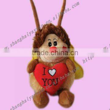 11inch bee-shaped valentine plush toys