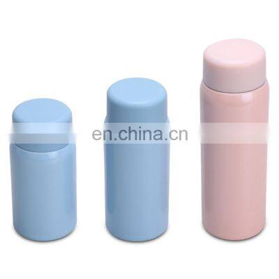 Portable mini double wall drinking water bottle can be put in  pocket