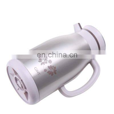 wholesale travelling thermal sample glass handle outdoor custom logo kettle camping stainless steel vacuum flask coffee pot