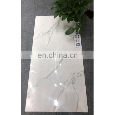 white marble design factory  tile in 600x1200 mm porcelain stock tile