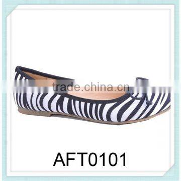 ladies zebra flat boat shoes