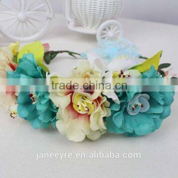 Handmade Fashion Flower Head Artificial Flower Garland Adjustable Quality Choice photo-3