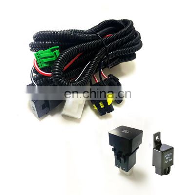 Auto Car Fog Lamp Light Assembly Fog Light Wiring Harness For Citroen C3-Xr