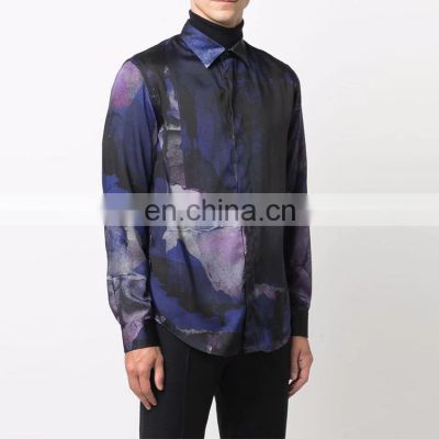 Men Designs Casual Shirts  oem design Summer print shirt for men