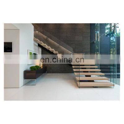 Housing modern stair case indoor wooden steps staircase design for home