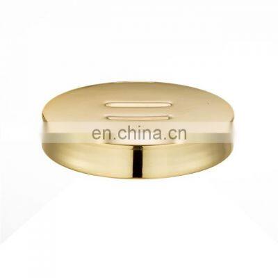 Gold Color Stainless Steel Gold Surface Toothbrush Holder photo-3