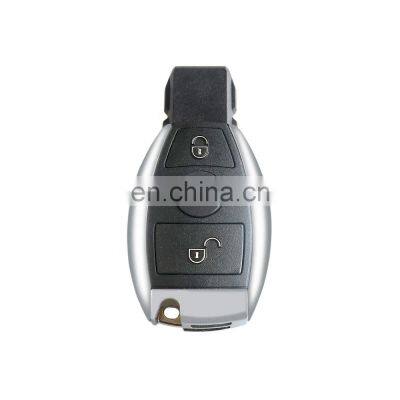 2 Buttons Keyless Entry 433 / 315 Mhz Car Remote Key Case For Benz NEC & BGA Smart Car Key