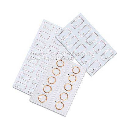 13.56mhz HF dry inlay RFID tag RFID label Icode2 chip