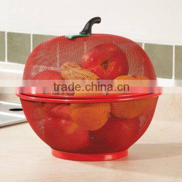 KH Steady Product Quality Cute Apple Shape Fruit Basket photo-3