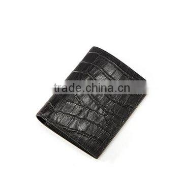 High Quality Fashion Genuine Leather First Layer Leather Crocodile Parttern Woman Small Wallet for Ladies photo-5
