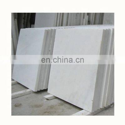 Polished Guangxi white marble flooring tiles  800x800mm