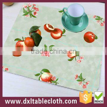 2015 new design full color custom printed Plastic placemat
